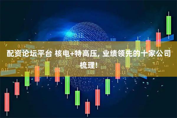 配资论坛平台 核电+特高压, 业绩领先的十家公司梳理!